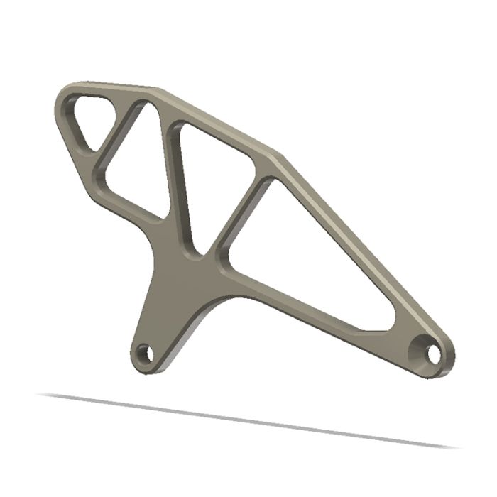 Right Side, Heel Guard, Yam R6 06- , Aero Hard