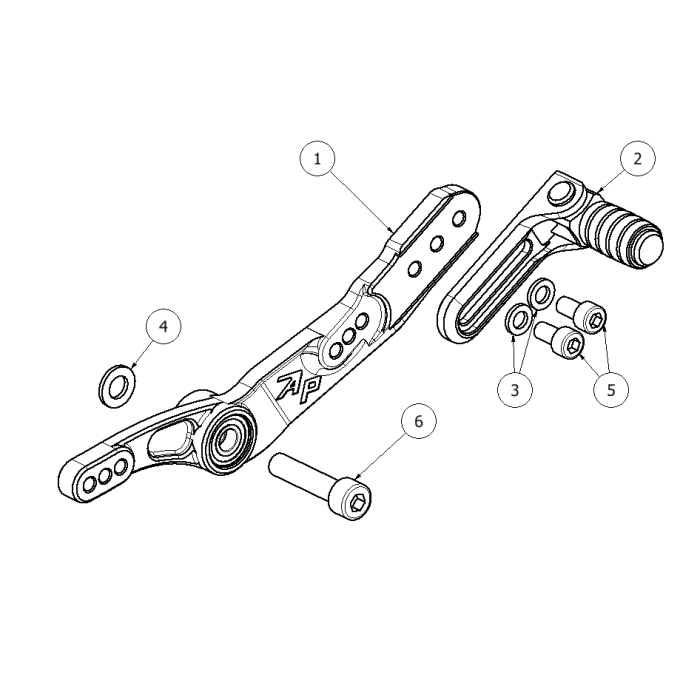 Click on a number to locate your part on the item list