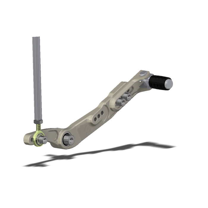 Shift Lever Kit, YZF R6 06 - , Aero Hard