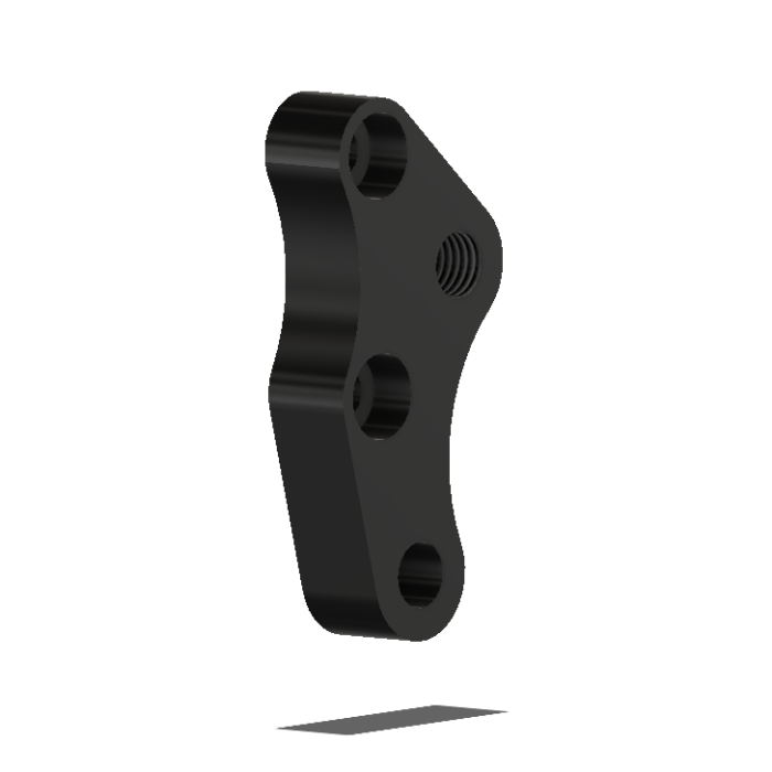 Bellcrank Bracket, Honda CBR600RR 07-  ,  Black