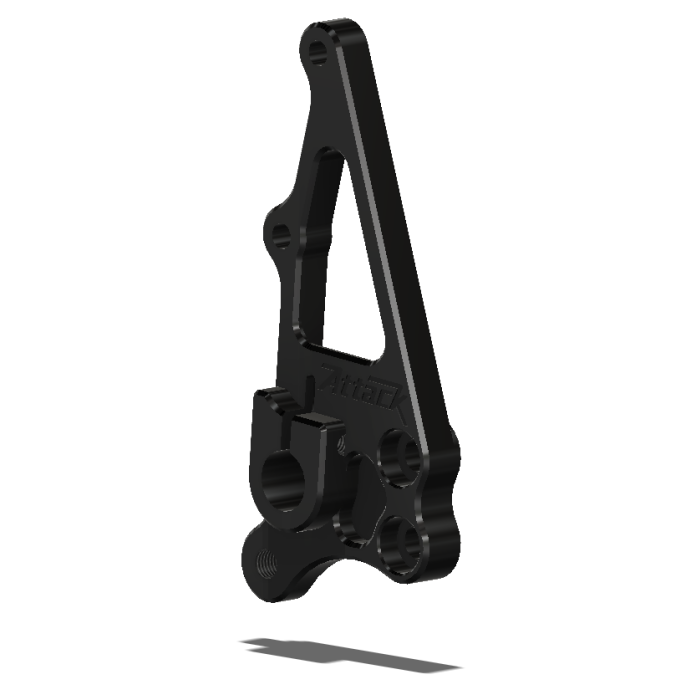 Rt., Peg Holder, Honda CBR600RR 07- , Black