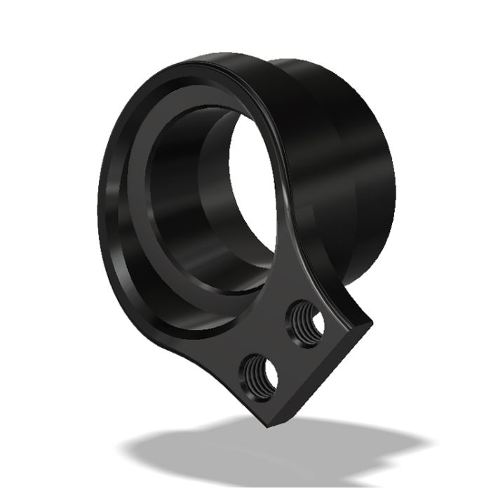 Muffler Brkt. Honda CBR1000RR 08-  , Black..