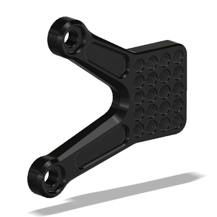 Lt. Bracket, Adj., KAW ZX6R 05- , Black