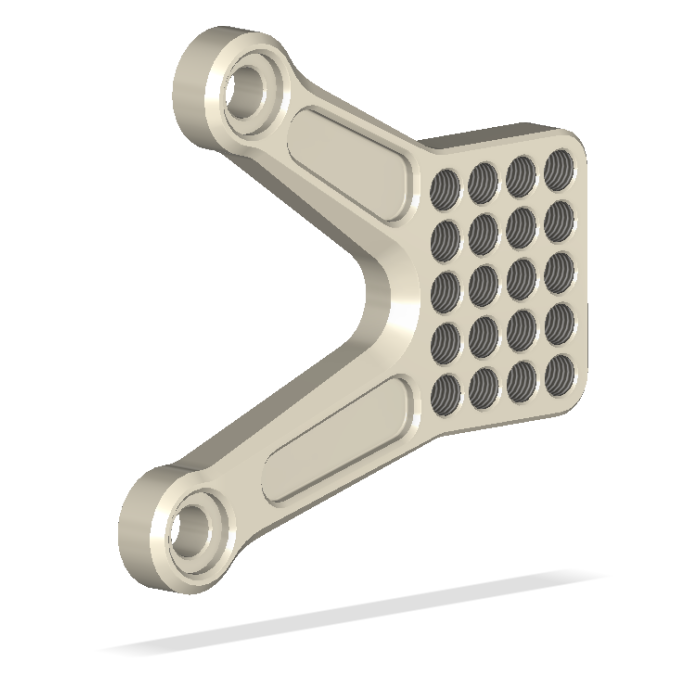 Lt. Bracket, Adj., KAW ZX6R 05- , Aero Hard