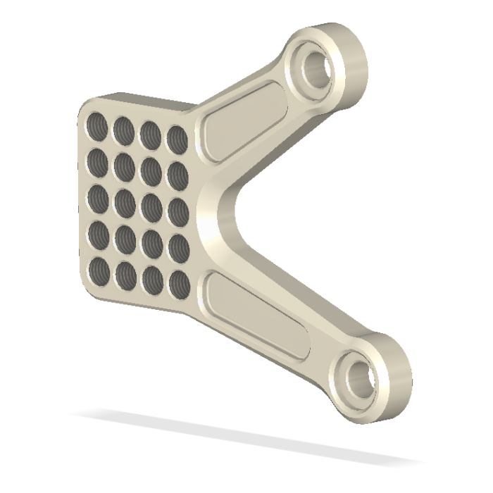 Rt. Bracket, Adj., KAW ZX6R 05- , Aero Hard