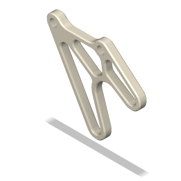 Main Bracket, Lift, ZX6 05-08, R6 06-10, Aero Hard..