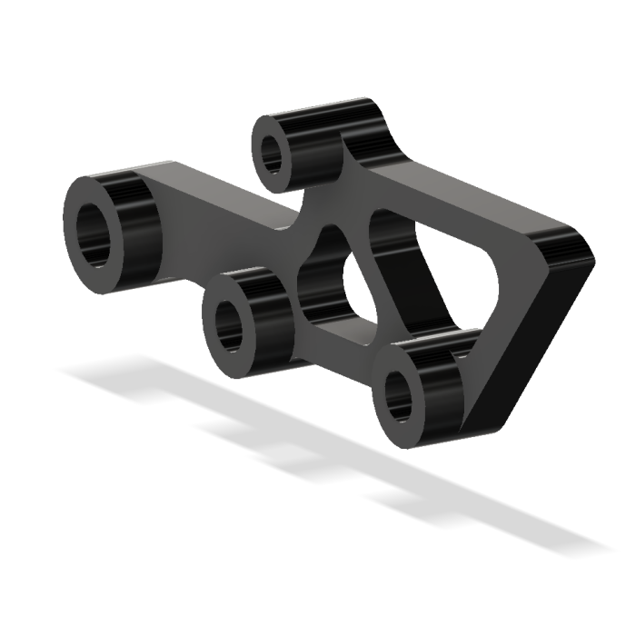 Lt. Bracket, Lift, KAW ZX6 05-06, Black