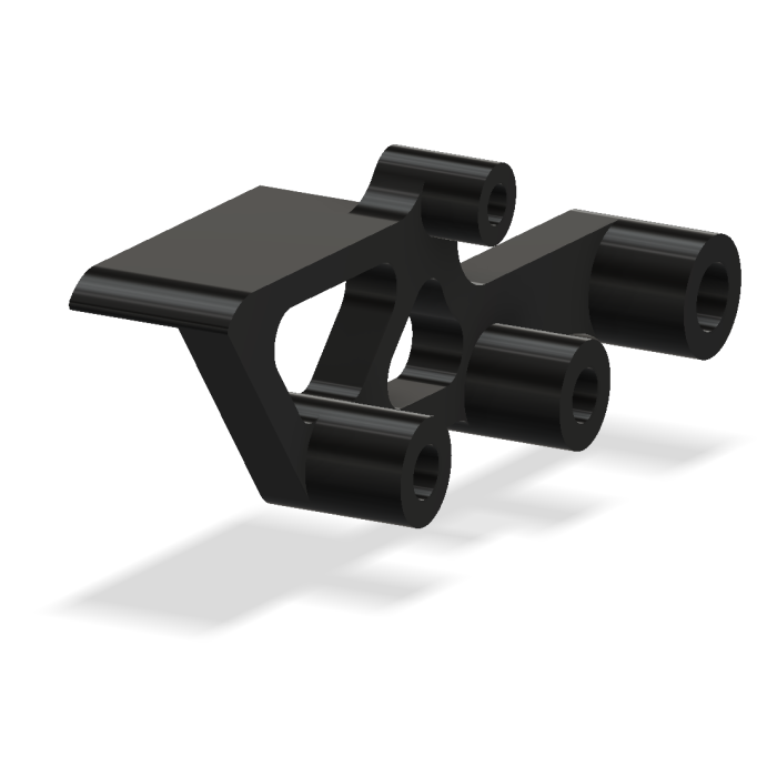 Rt. Bracket, Lift, KAW ZX6 05-06, Black