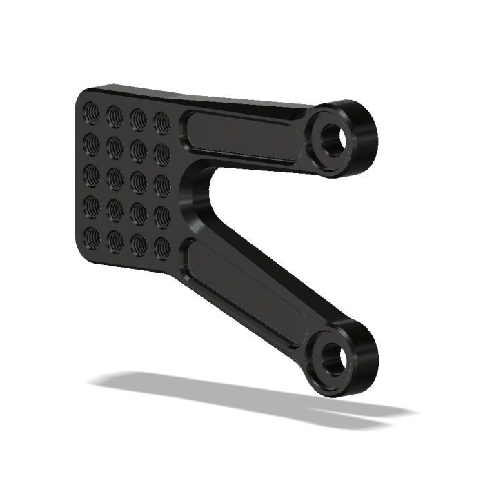 Rt. Bracket, KAW ZX10R 06-09, Black