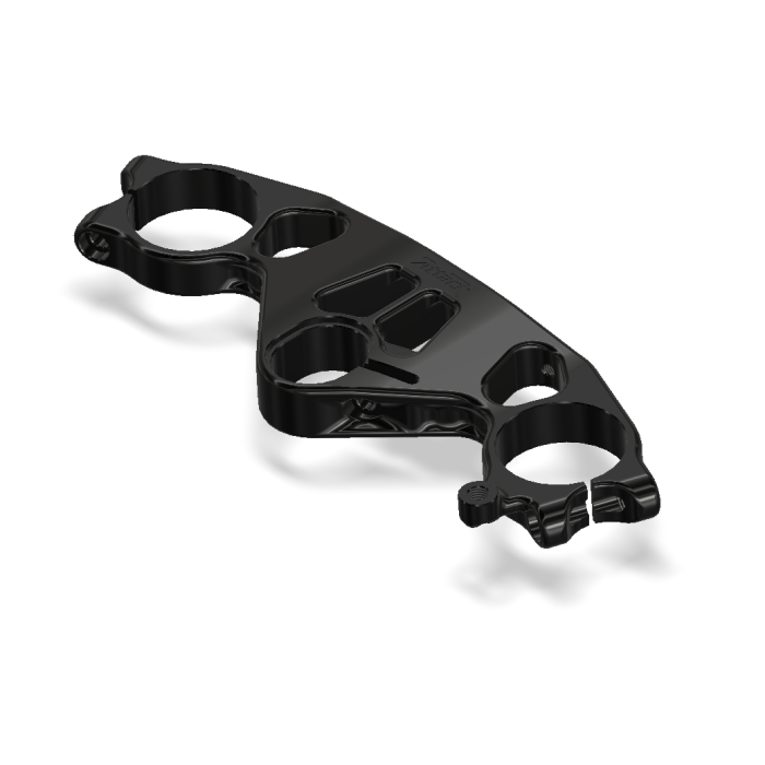 Top Clamp, GP, ZX6R 09- , Black