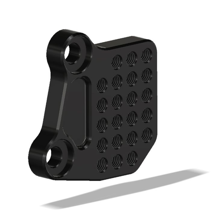 Lt. Bracket, Adj., KAW Ninja 250-300, Black