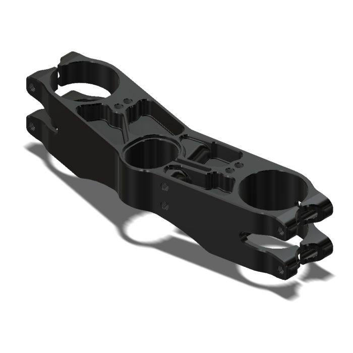 Bottom Clamp, GP, GSXR750 00-05/1000 00-06, Black