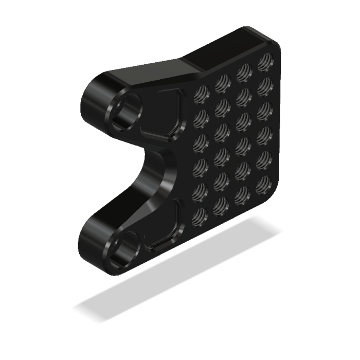 Lt. Bracket, Adj., SUZ GSXR6/7, Black