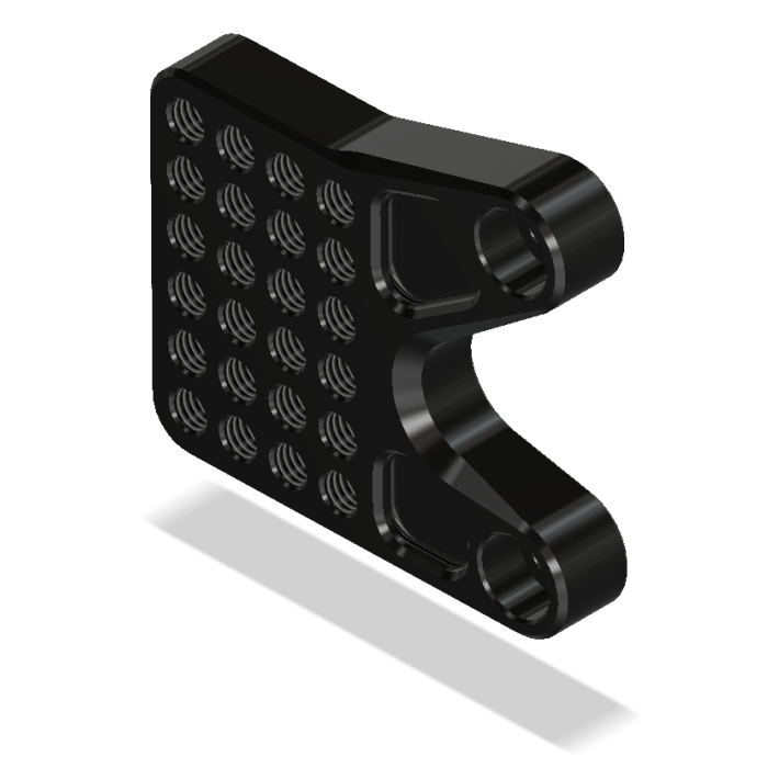 Rt. Bracket, Adj., SUZ GSXR6/7, Black