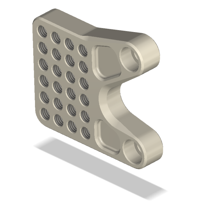 Rt. Bracket, Adj., SUZ GSXR6/7, Aero Hard
