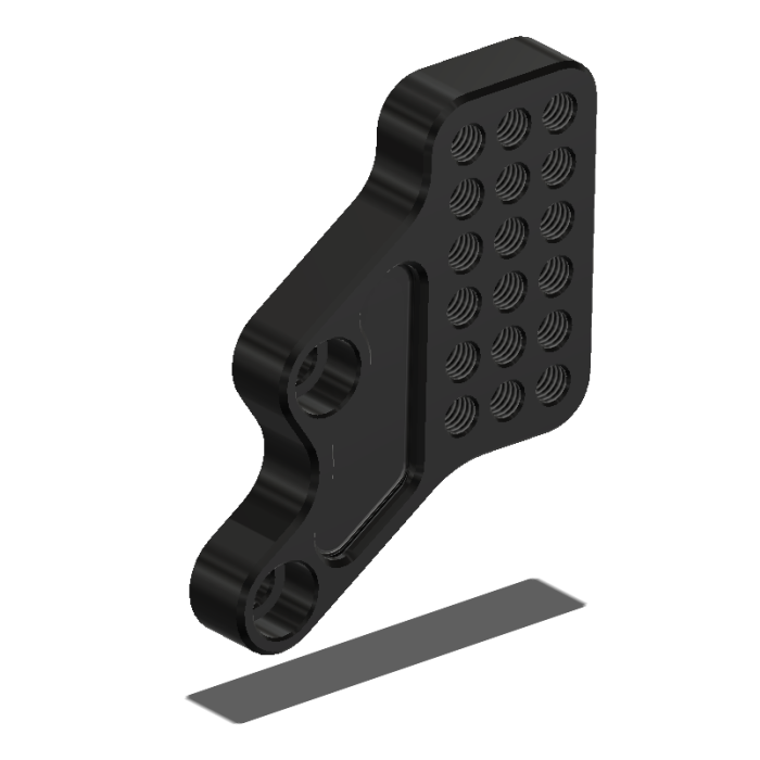 Lt. Bracket, Adj., SUZ GSXR6/7, 06-10 Black