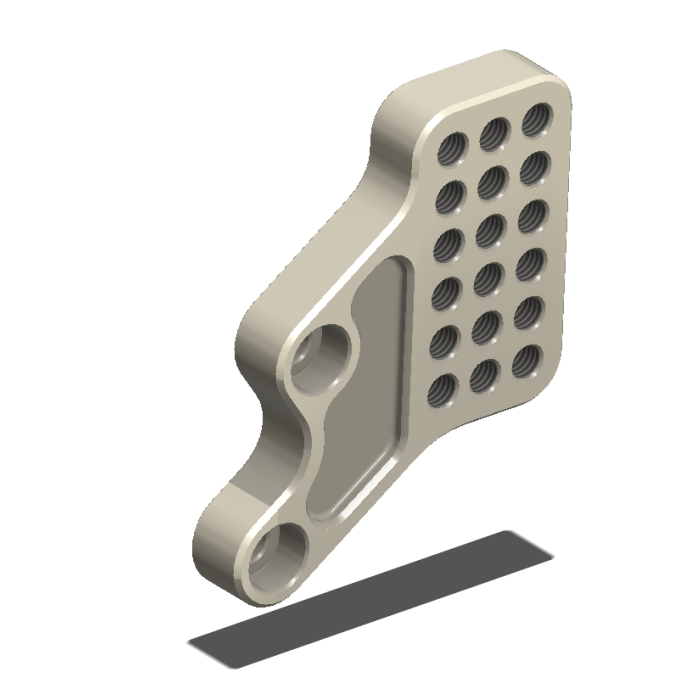Lt. Bracket, Adj., SUZ GSXR6/7, 06-10, Aero Hard