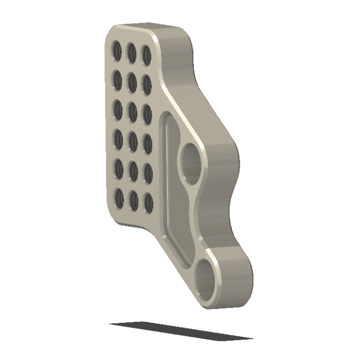 Rt. Bracket, Adj., SUZ GSXR6/7, 06-10, Aero Hard