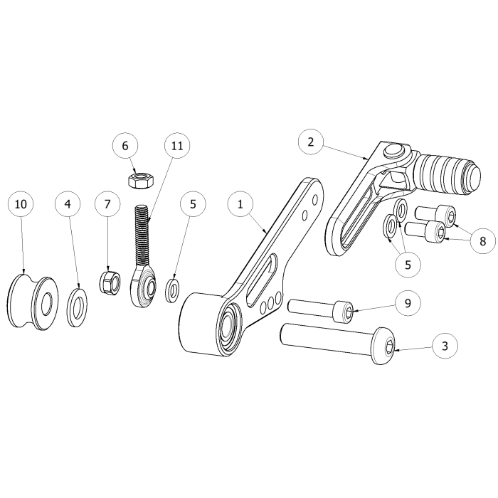 Click on a number to locate your part on the item list