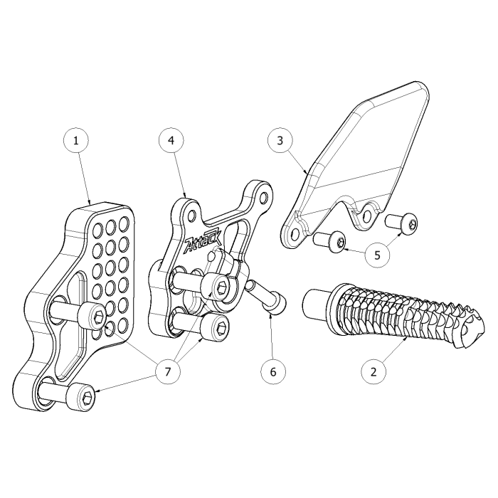 Click on a number to locate your part on the item list