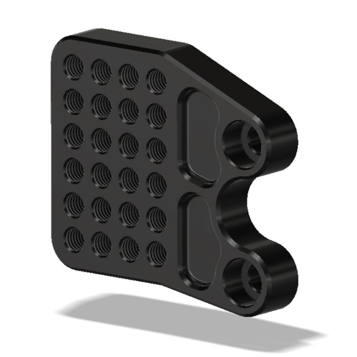 Rt. Bracket, Adj., SUZ GSXR 1000, 07-16, Black