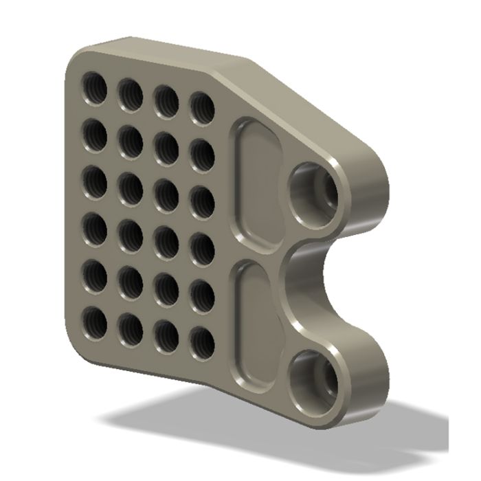 Rt. Bracket, Adj., SUZ GSXR 1000, 07-16, Aero Hard