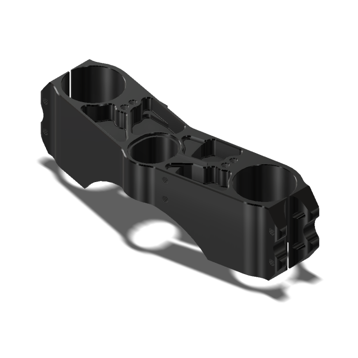 Bottom Clamp, GSXR1000, 09-10, Black