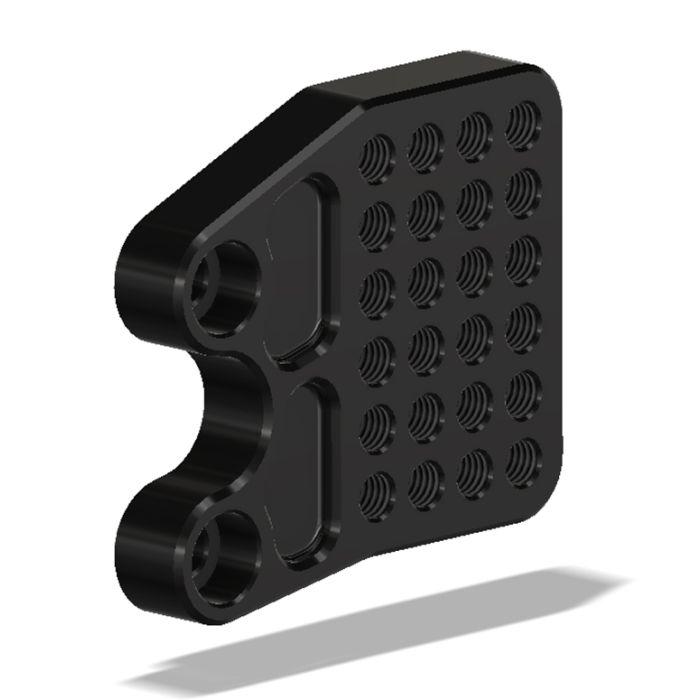 Lt. Bracket, Adj., SUZ GSXR 1000, 09-16, Black