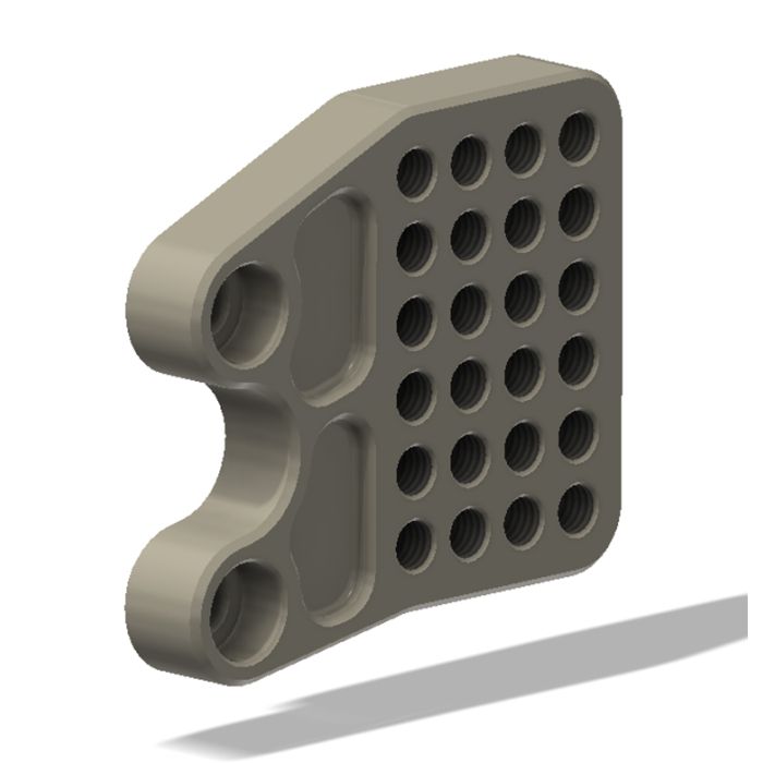 Lt. Bracket, Adj., SUZ GSXR 1000, 09-16, Aero Hard