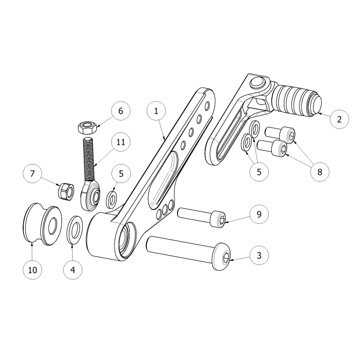 Click on a number to locate your part on the item list