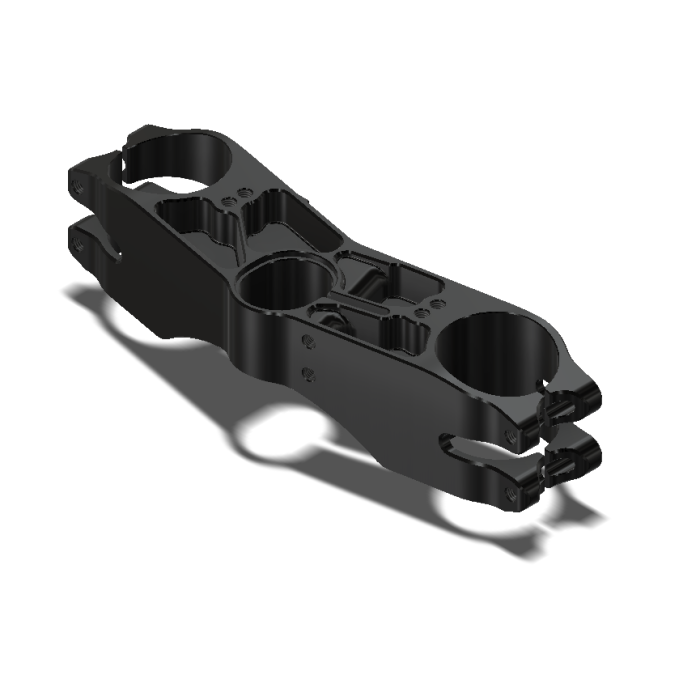 Bottom Clamp, GP, GSXR1000, 09-10, Black