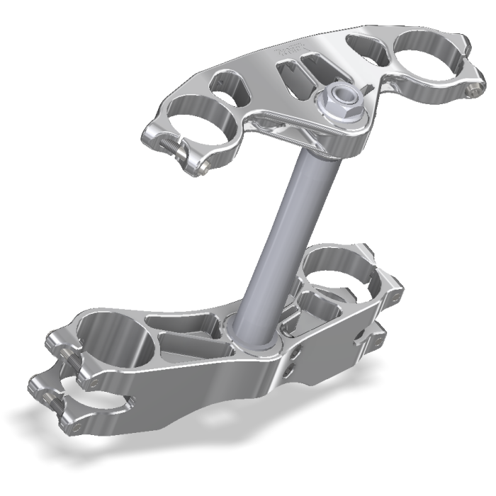 Triple Clamp Kit, Radial Ohlins, 52X58X210