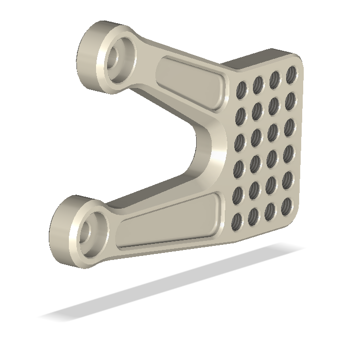 Lt. Bracket, Adj., SUZ GSXR 1000, 17 - , Aero Hard