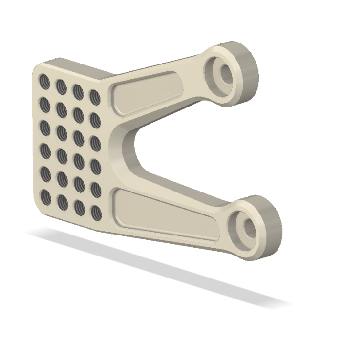 Rt. Bracket, Adj., SUZ GSXR 1000, 17 - , Aero Hard