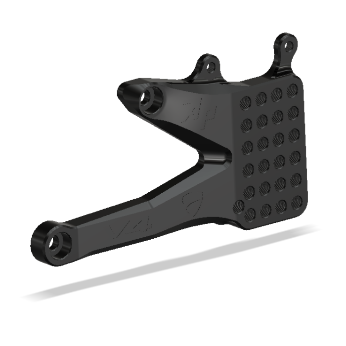 Main Brkt. Lt. Ducati V4, 2018- , Black