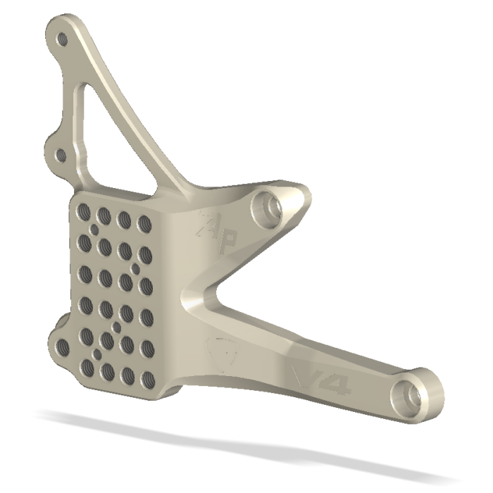 Main Brkt. Rt. Ducati V4, 2018- , Aero Hard