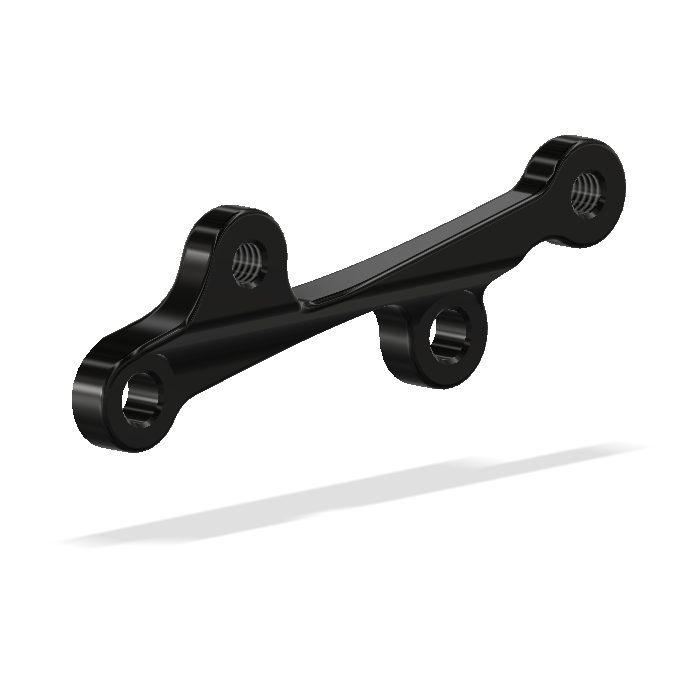 Heel Guard Mount, Lt., Ducati V4, 2018- , Black