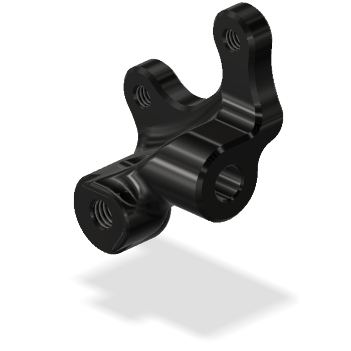 Sub-Brkt. Rt. Ducati V4, 2018- , Black