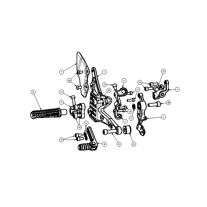 Click on a number to locate your part on the item list