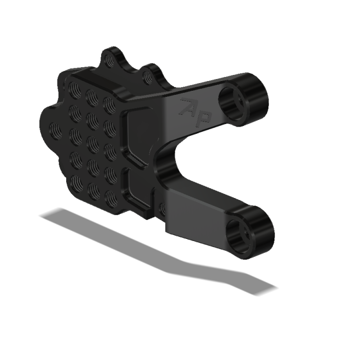 Rt. Bracket, Triumph 675 06-  , Black