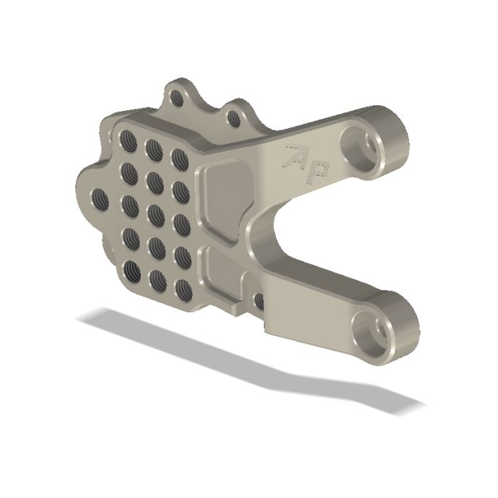Rt. Bracket, Triumph 675 06- , Aero Hard