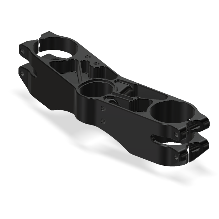 Bottom Clamp, GP, BMW S1000RR, 2010 - , Black