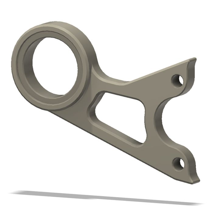 Muffler Brkt. BMW S1000RR 2010- , Aero Hard