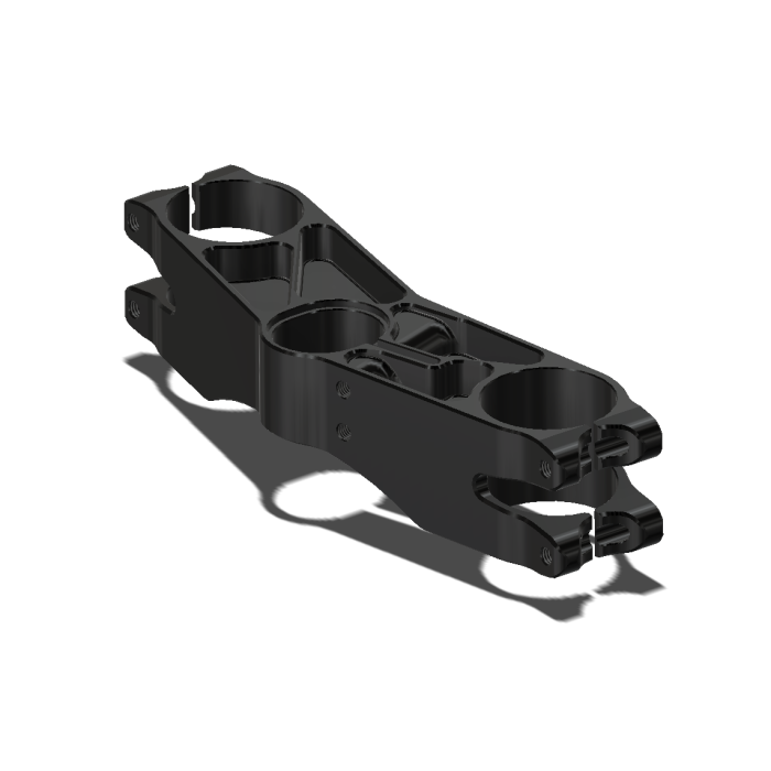 Bottom Clamp, GP, Triumph 675 06 - , Black