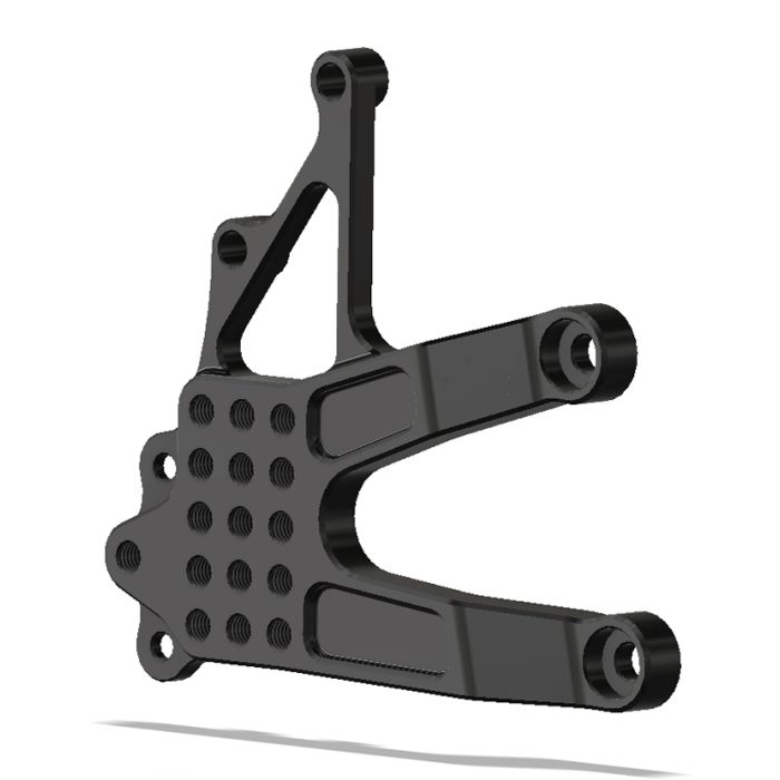 Rt. Bracket, Triumph 675 13-  , Black