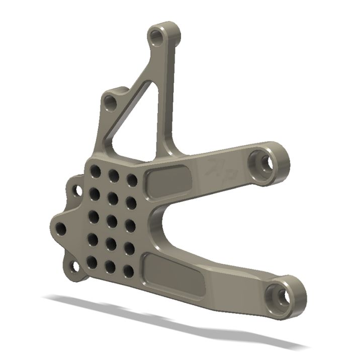 Rt. Bracket, Triumph 675 13- , Aero Hard