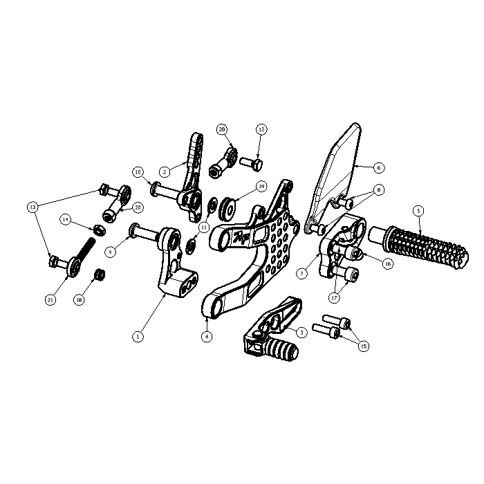 Click on a number to locate your part on the item list