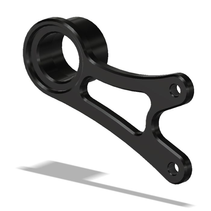 Muffler Brkt. 675R 13-  , Black