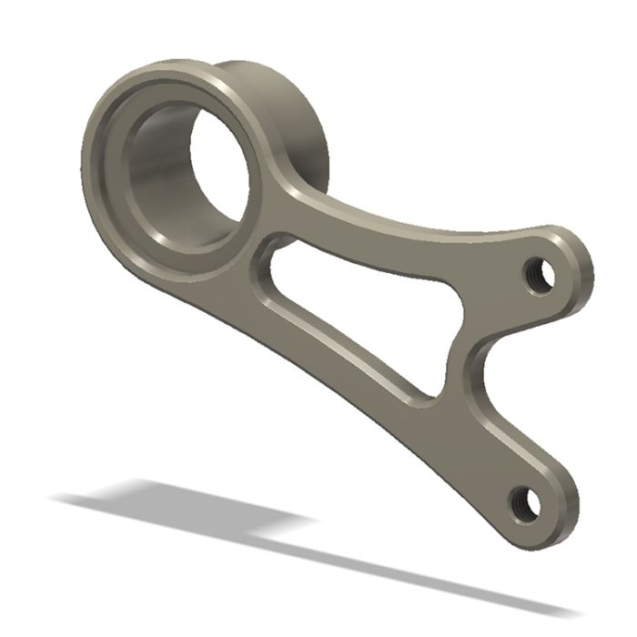 Muffler Brkt. 675R 13- , Aero Hard
