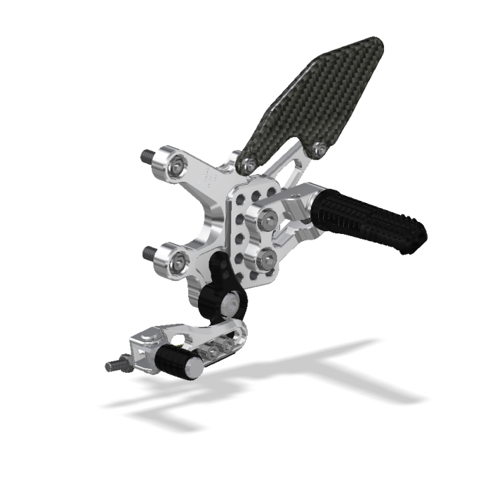 Rear Set Kit, Aprilia RSV4 17- , Tuono 17- , Clear